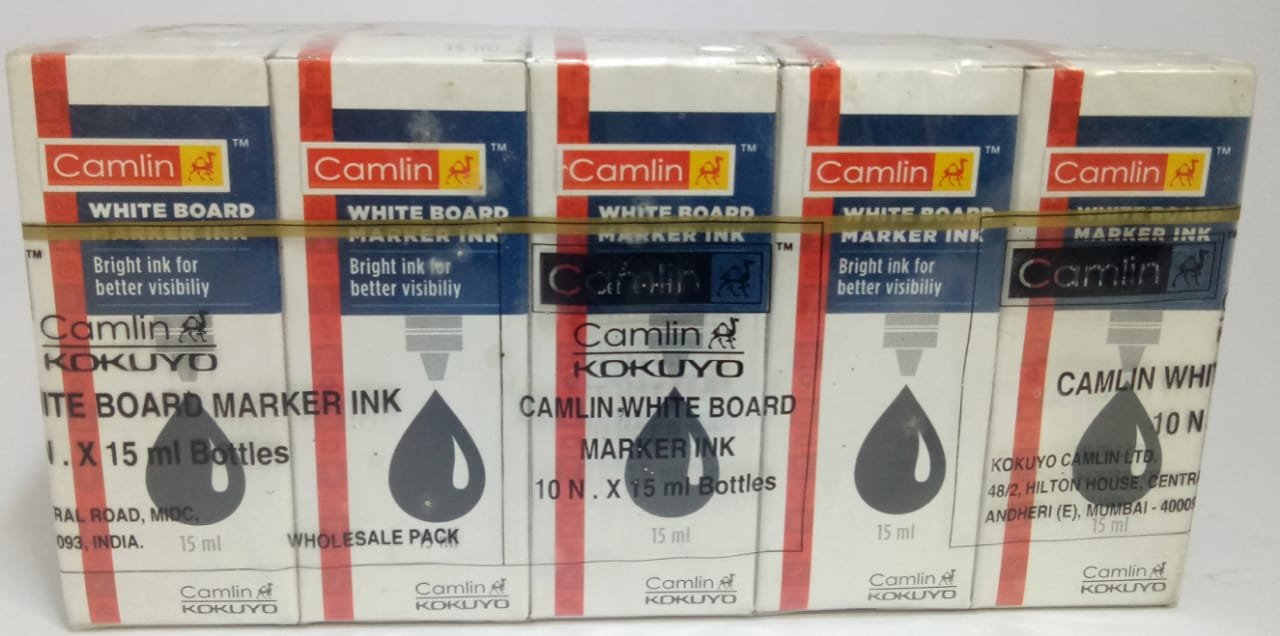 Camlin white board marker ink (Black)